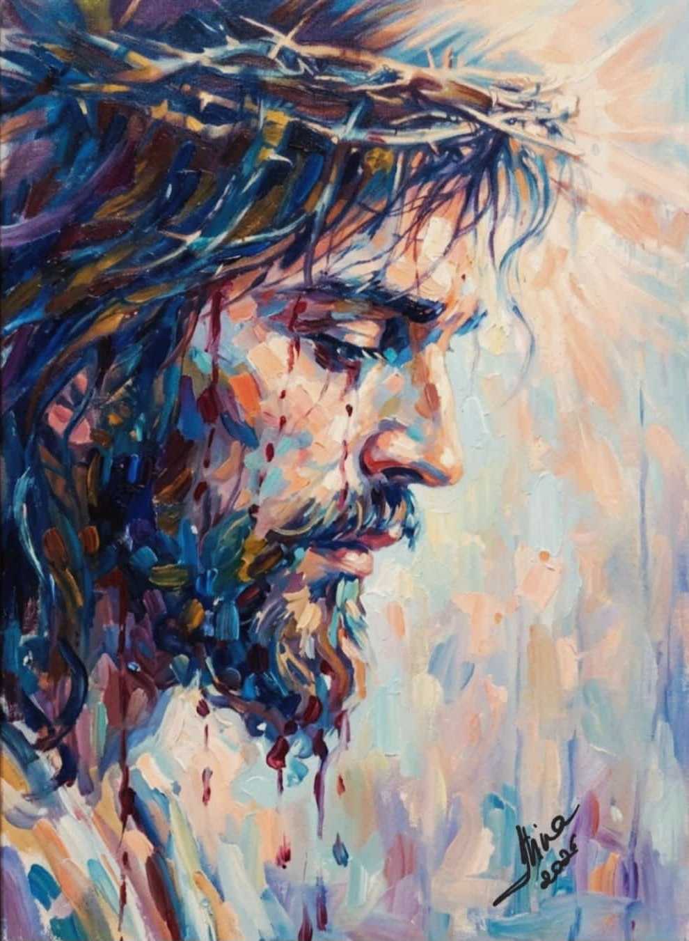 ArteDiAlina.com painting: Why are there two Easters?